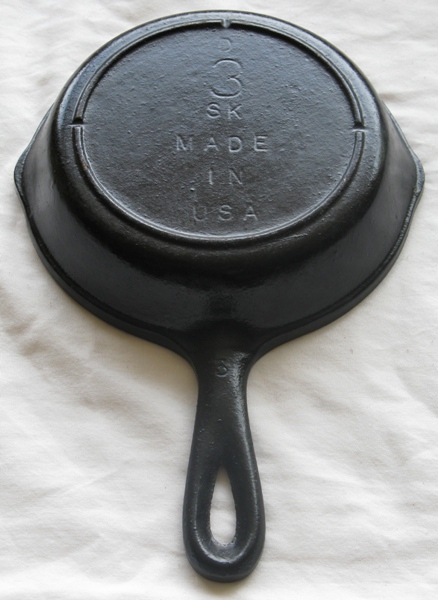 1983 Lodge 3 Skillet Bottom View